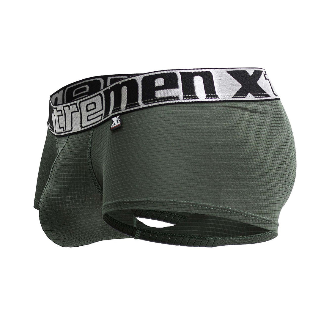 Xtremen Microfiber Trunks in Green – men's trunks