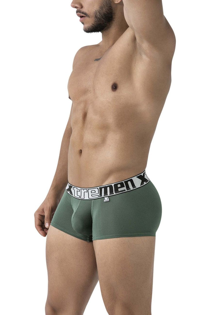 Xtremen Microfiber Trunks in Green – men's trunks