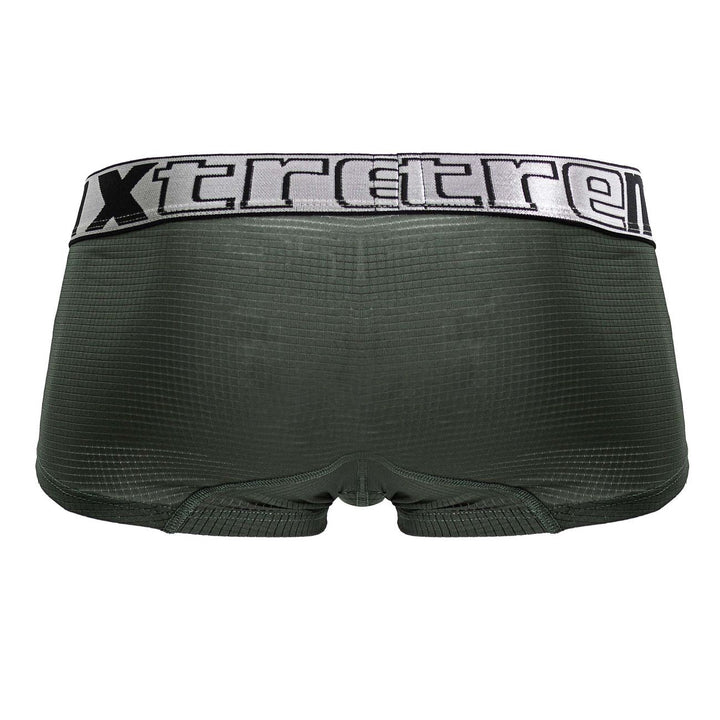 Xtremen Microfiber Trunks in Green – men's trunks
