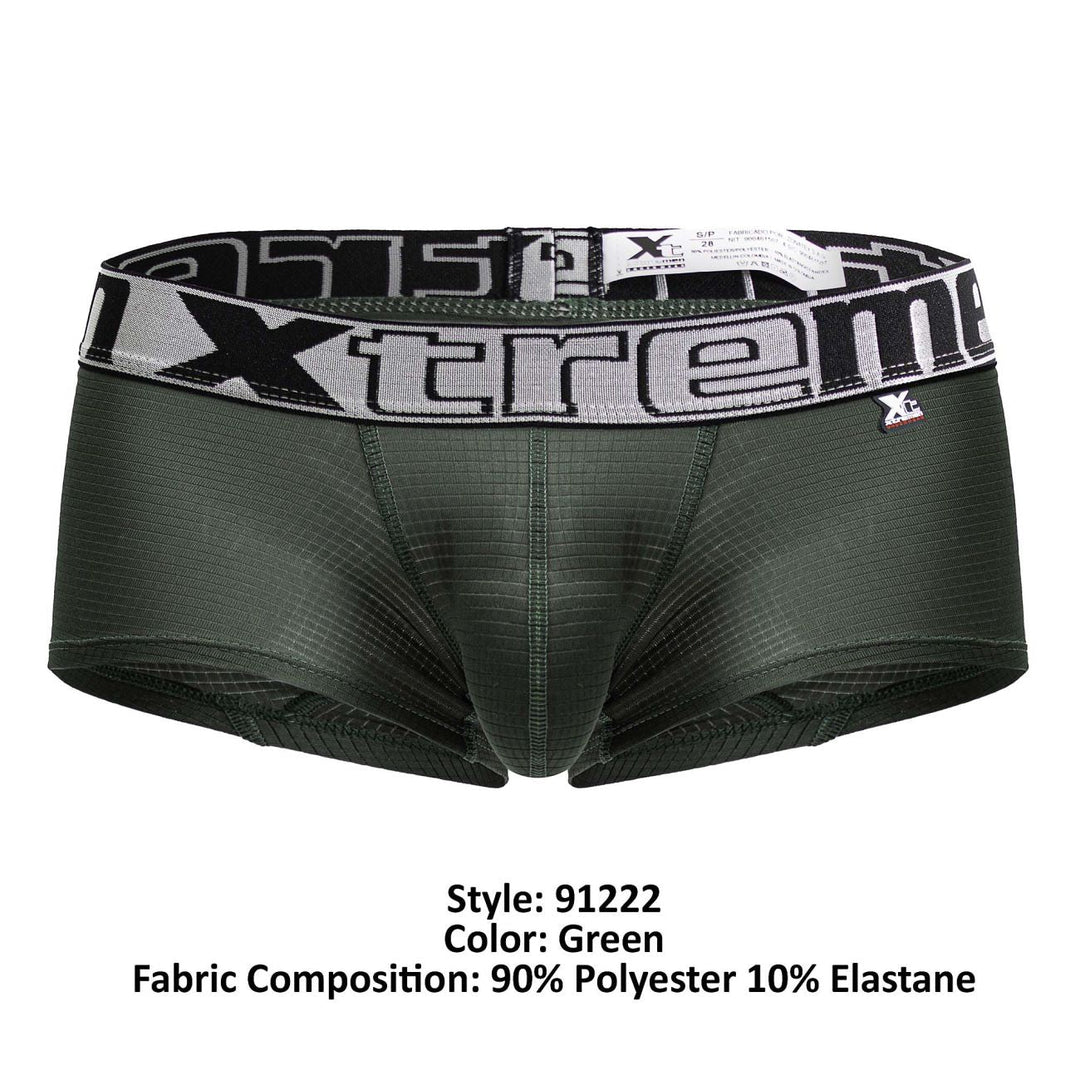 Xtremen Microfiber Trunks in Green – men's trunks