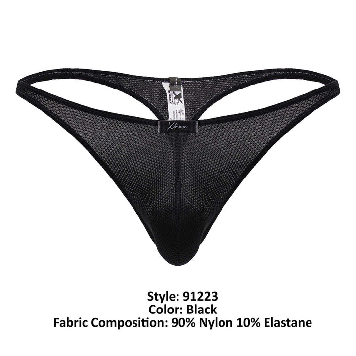 Xtremen Microfiber Men's Thong in Black – men's thongs