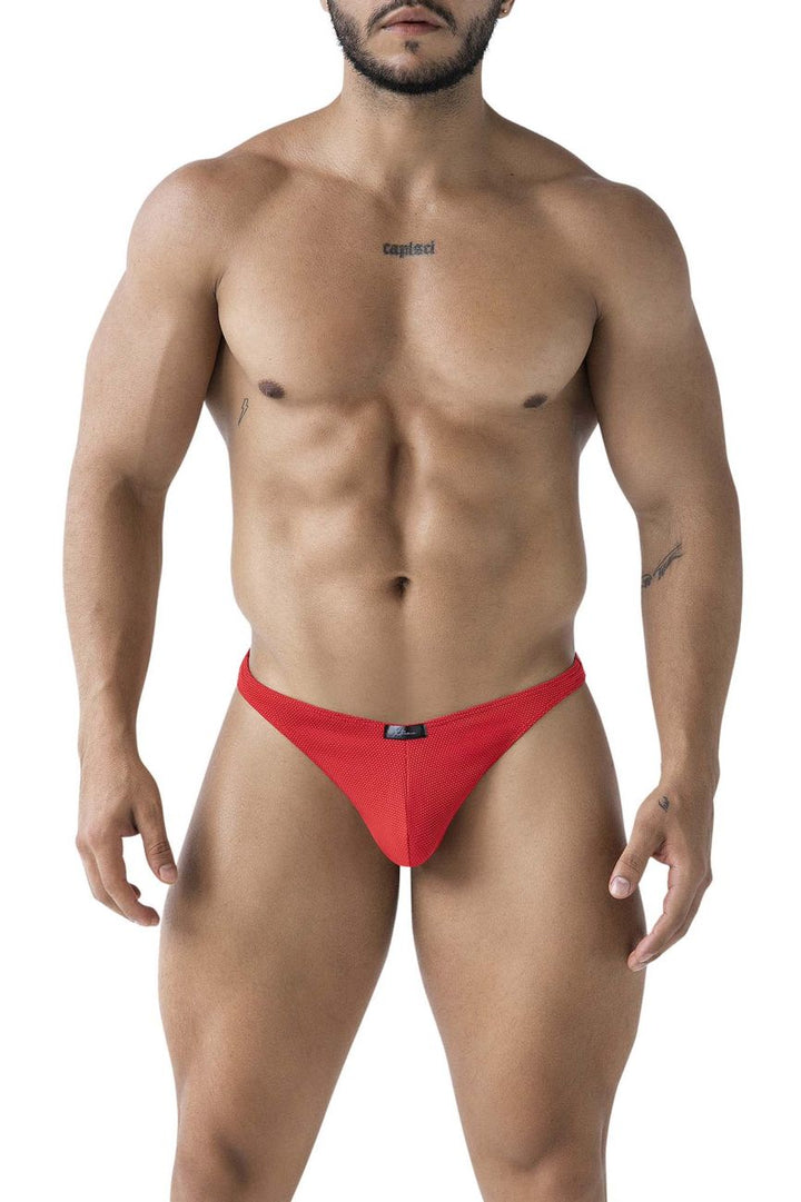 Xtremen Microfiber Men's Thong in Red – men's thongs