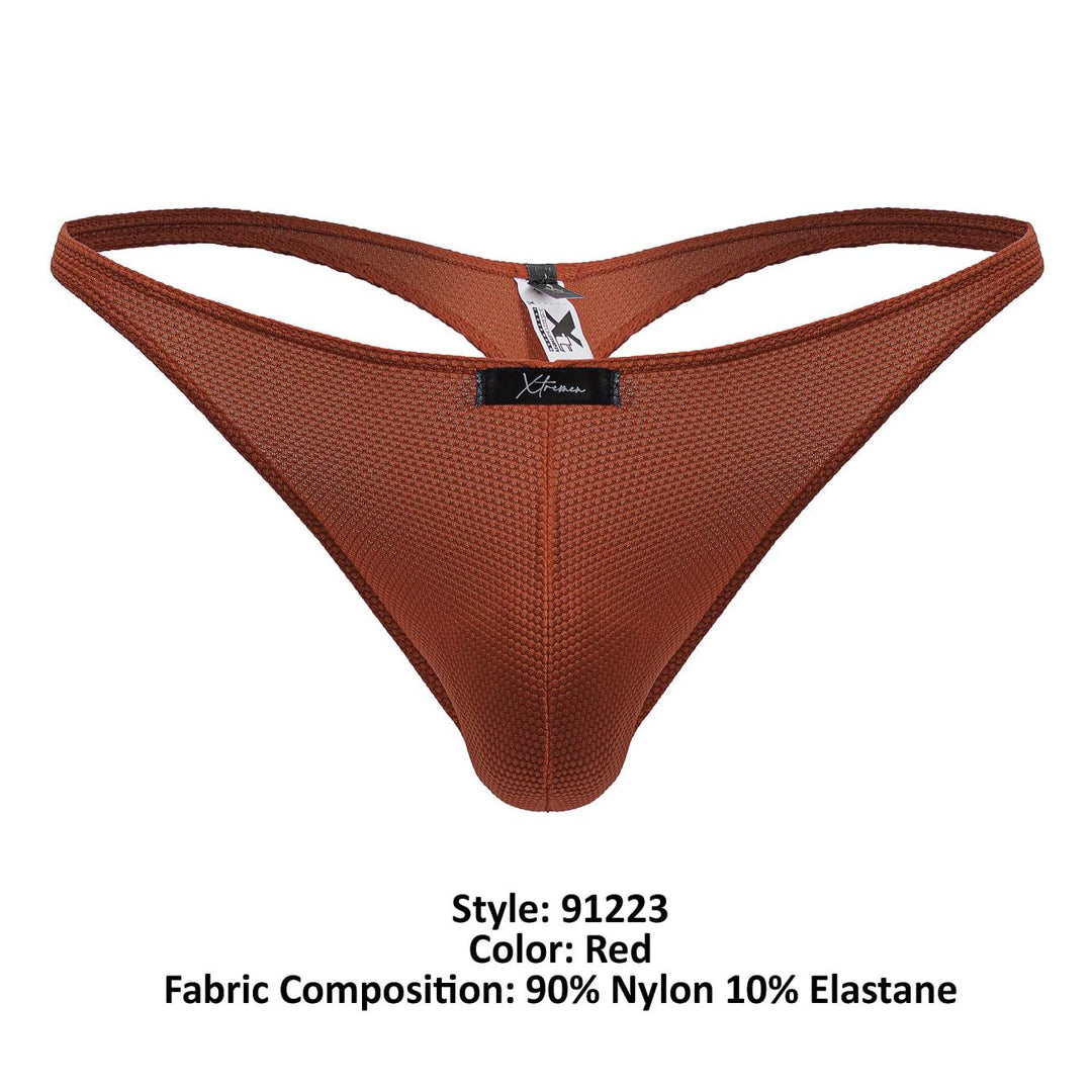 Xtremen Microfiber Men's Thong in Red – men's thongs