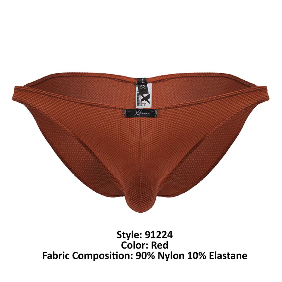 Xtremen Microfiber Men's Bikini Brief in Red – men's briefs
