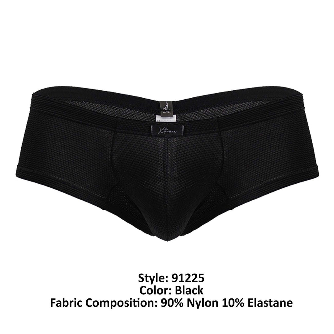Xtremen Microfiber Men's Trunk Underwear in Black – men's trunks