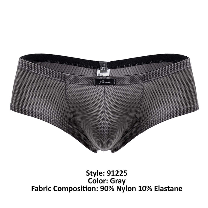 Xtremen Microfiber Men's Trunk Underwear in Gray – men's trunks