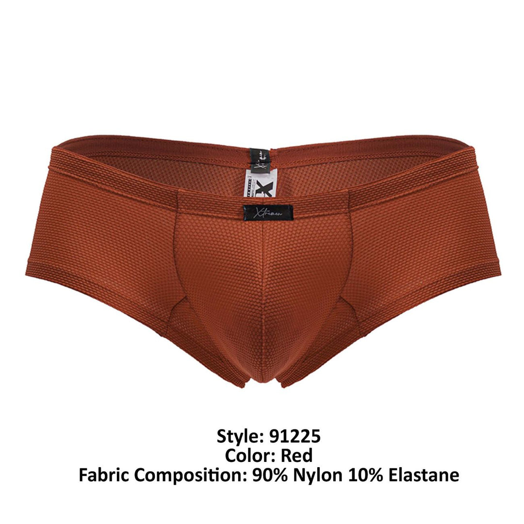 Xtremen Microfiber Men's Trunk Underwear in Red – men's trunks