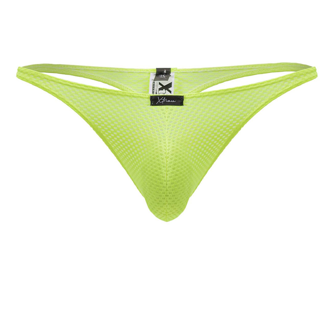 Xtremen Microfiber Thongs in Neon Green – men's thongs