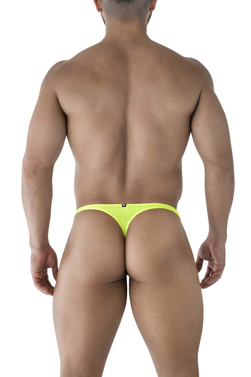 Xtremen Microfiber Thongs in Neon Green – men's thongs