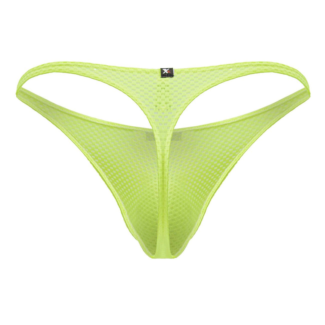 Xtremen Microfiber Thongs in Neon Green – men's thongs