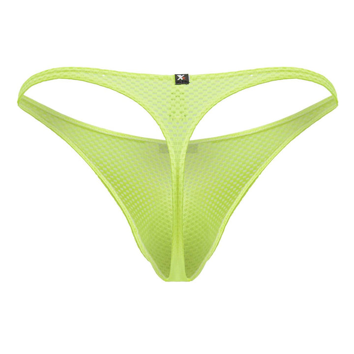 Xtremen Microfiber Thongs in Neon Green – men's thongs