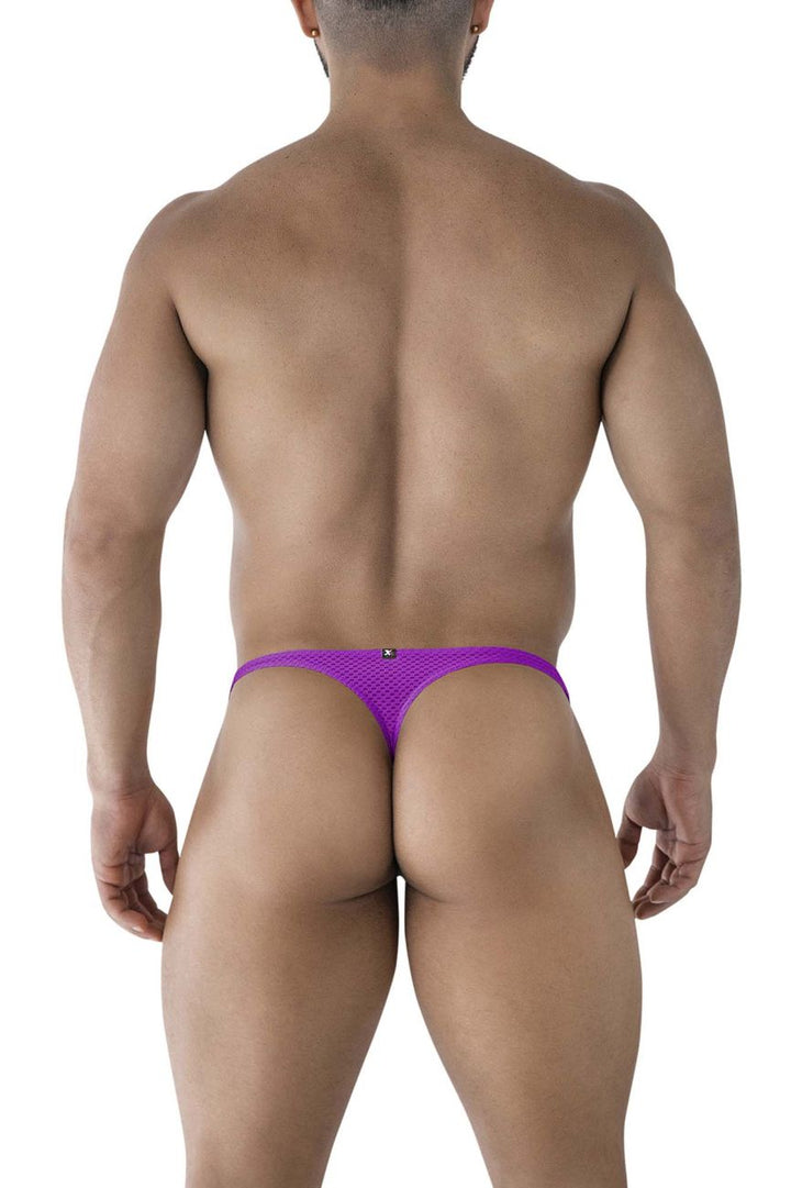 Xtremen Microfiber Thongs in Purple – men's thongs
