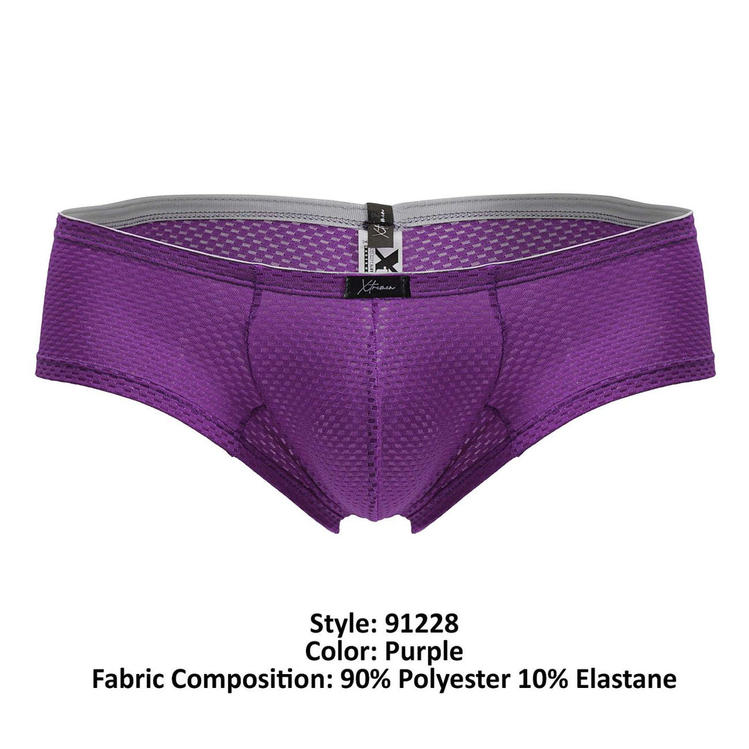 Xtremen Microfiber Trunks in Purple – men's trunks