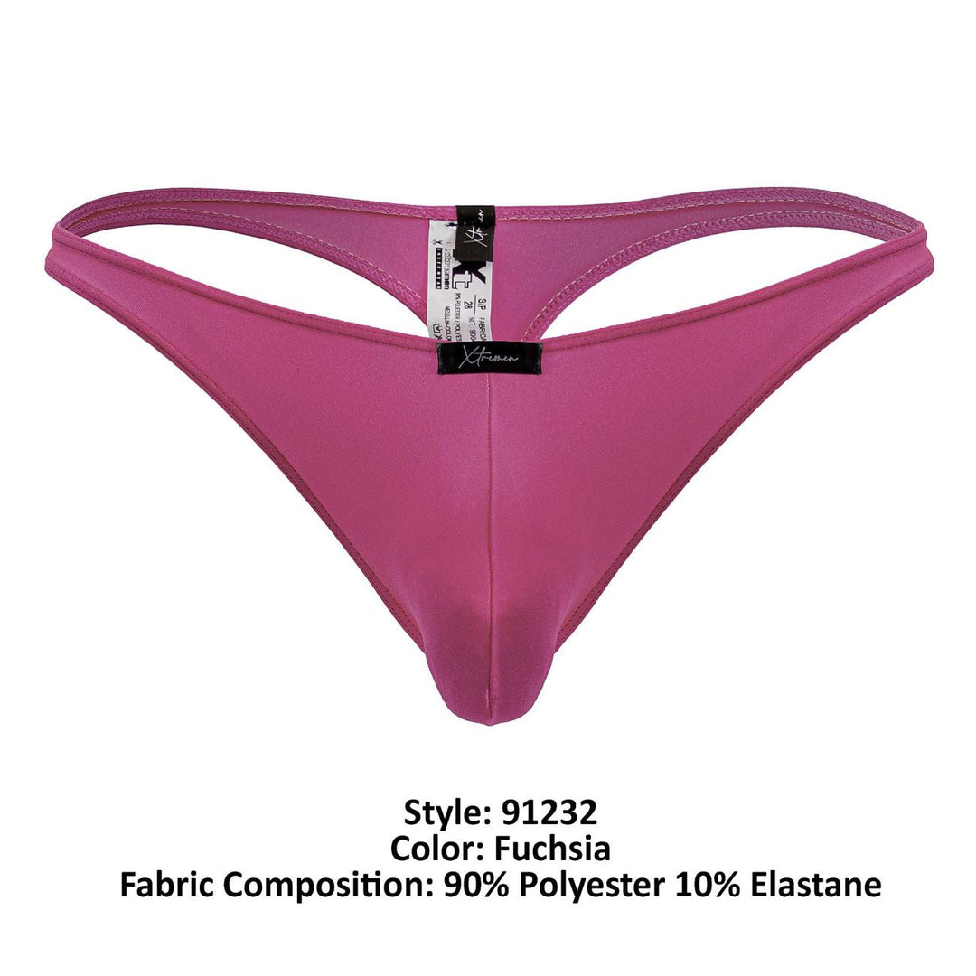 Xtremen Microfiber Men's Thong in Fuchsia – men's thongs