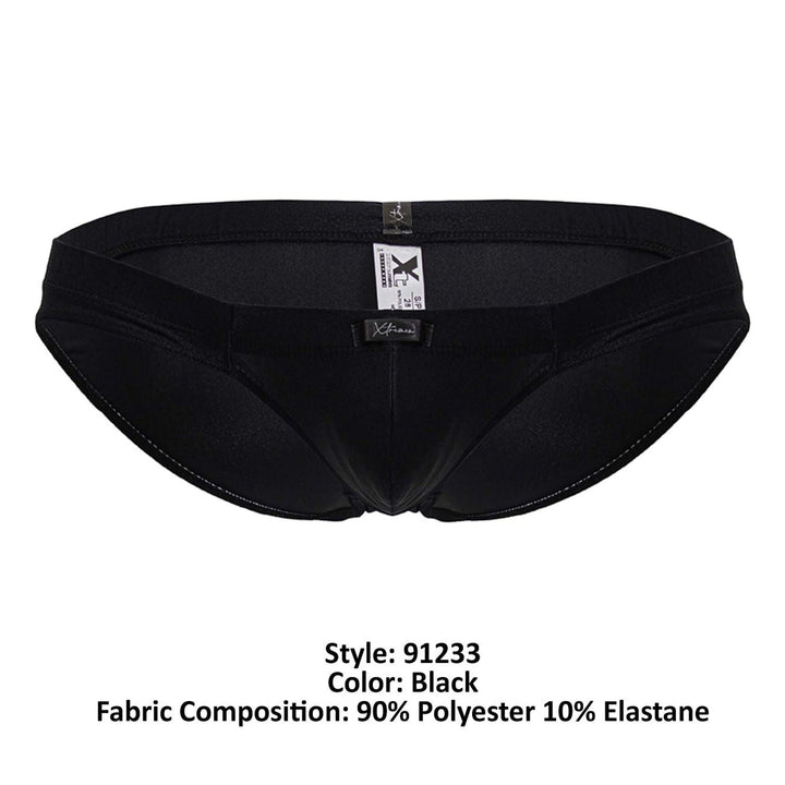 Xtremen Microfiber Men's Bikini Brief in Black – men's briefs