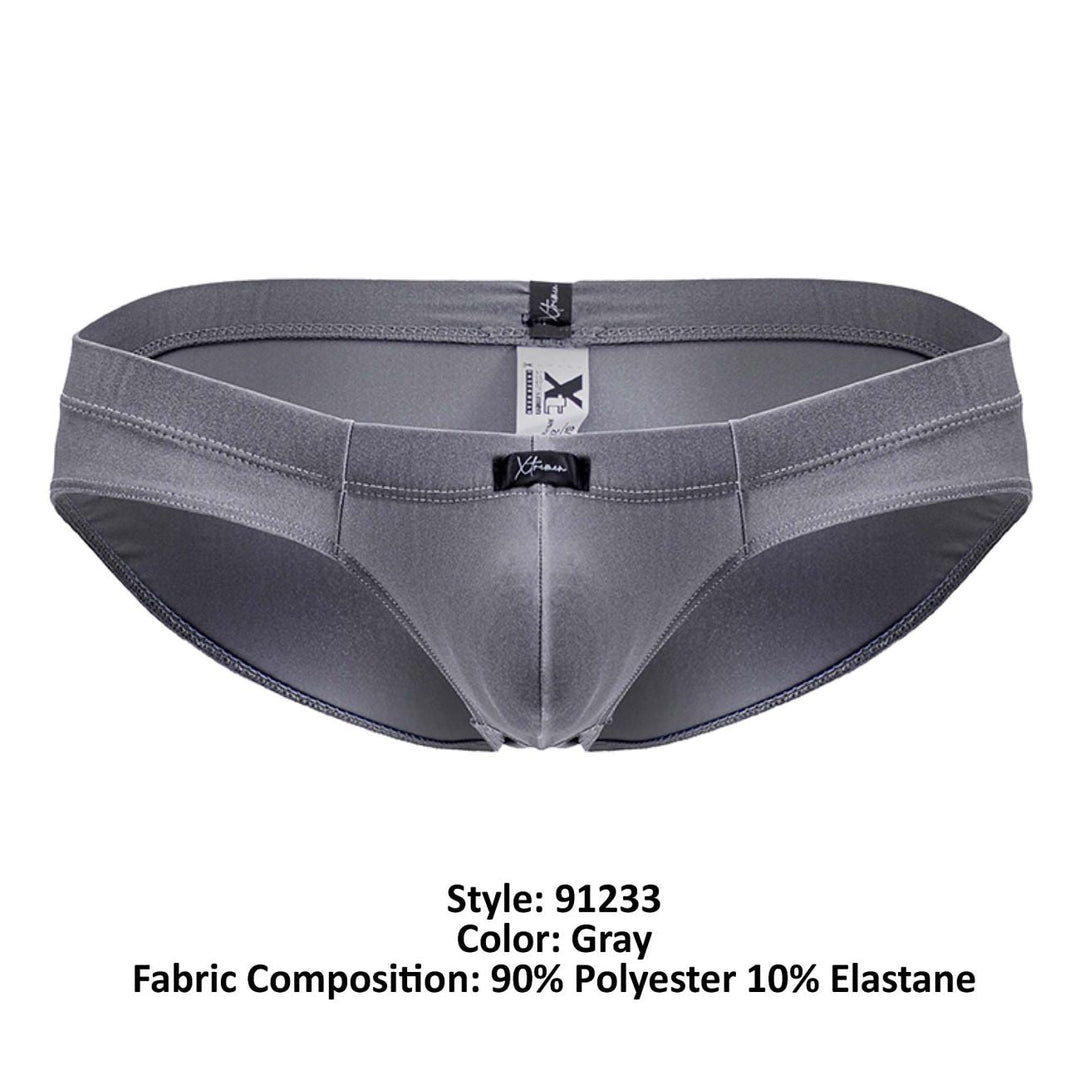 Xtremen Microfiber Men's Bikini Brief in Gray – men's briefs