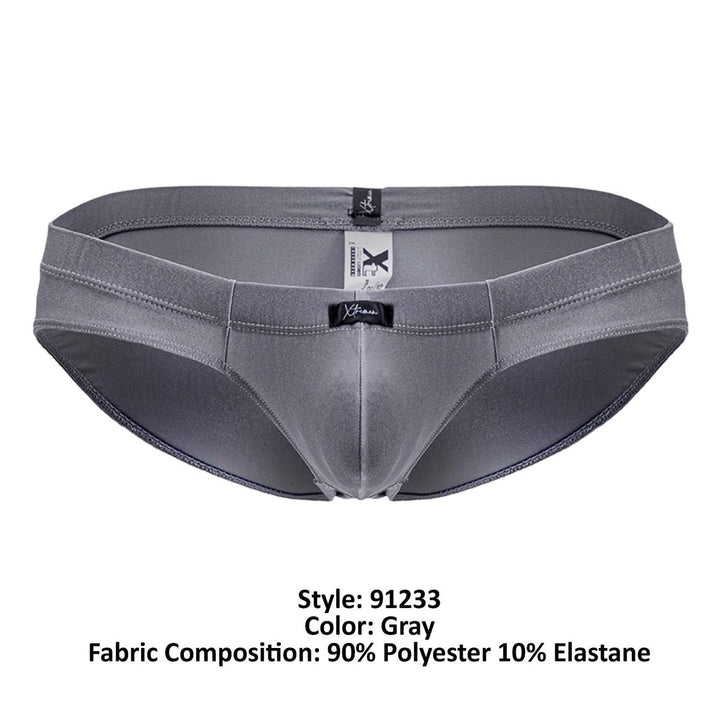 Xtremen Microfiber Men's Bikini Brief in Gray – men's briefs
