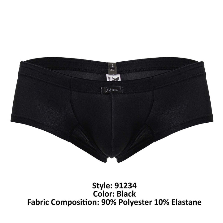 Xtremen Microfiber Men's Trunk Underwear in Black – men's trunks