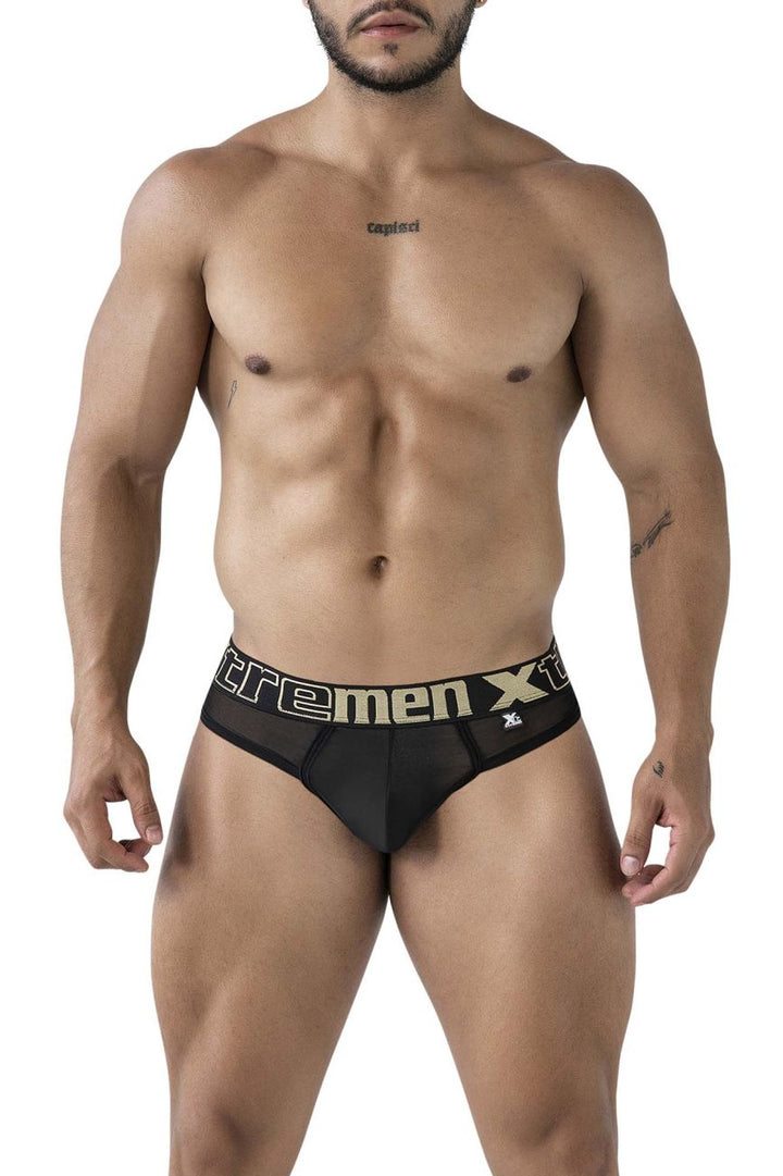 Xtremen Microfiber Men's Thong in Black – men's thongs