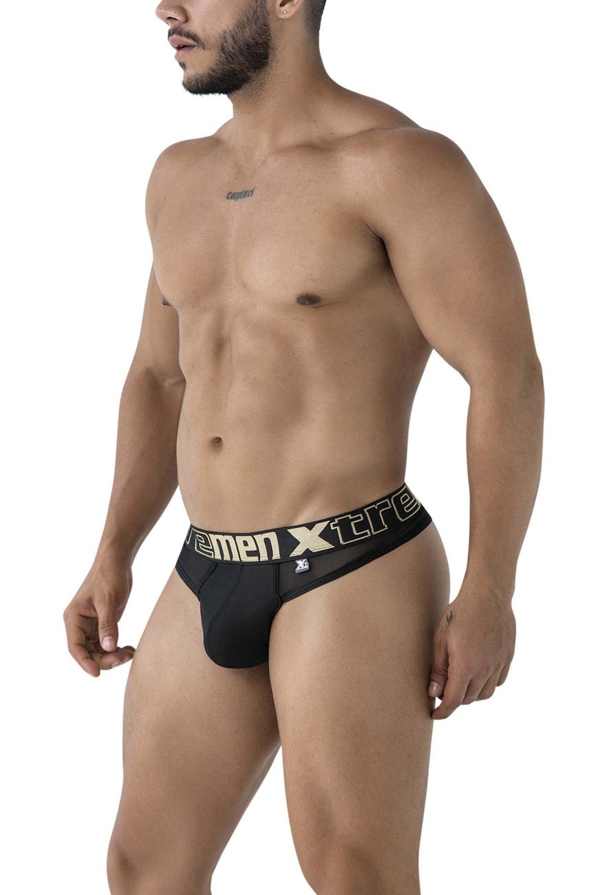 Xtremen Microfiber Men's Thong in Black – men's thongs