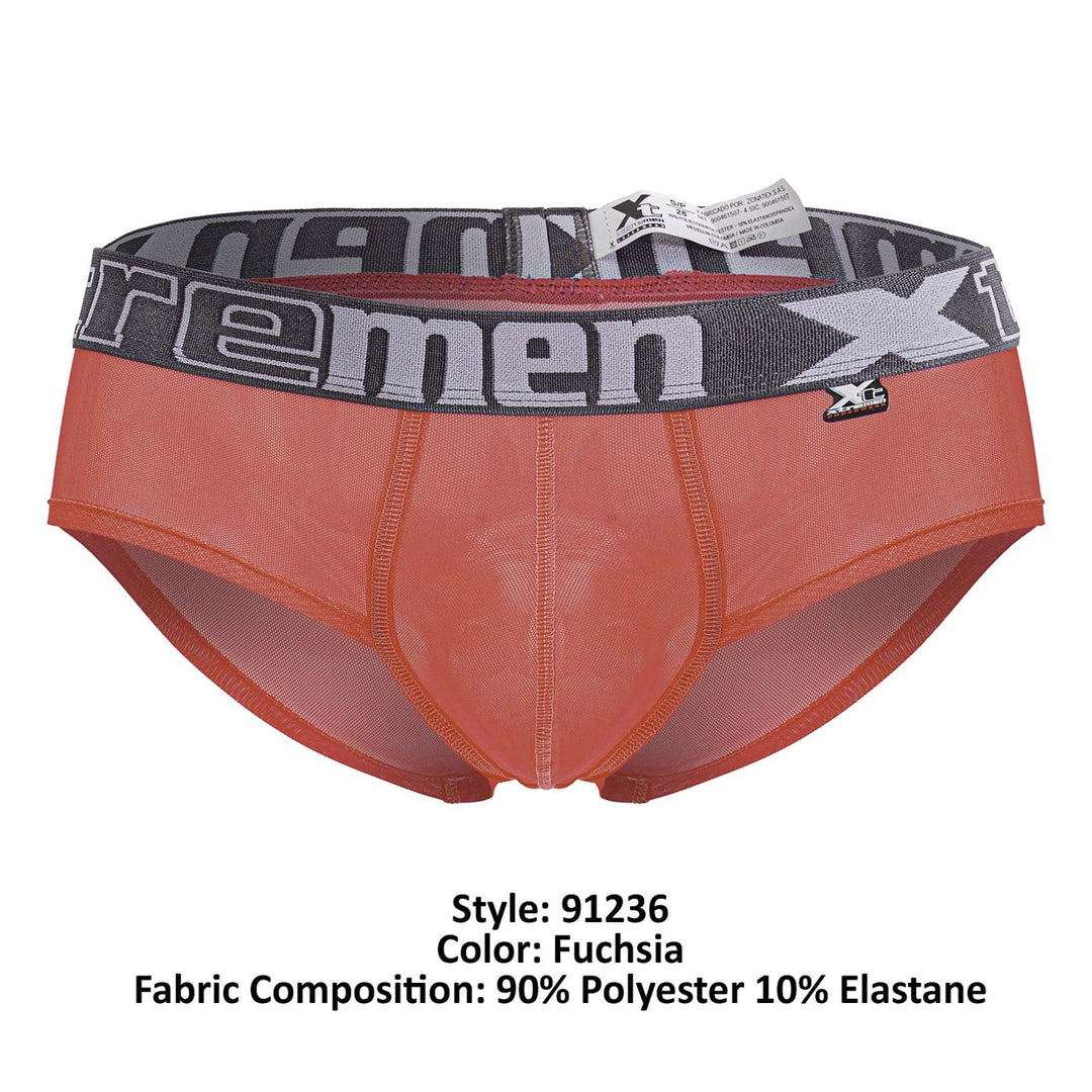 Xtremen Microfiber Men's Bikini Brief in Fuchsia – men's briefs