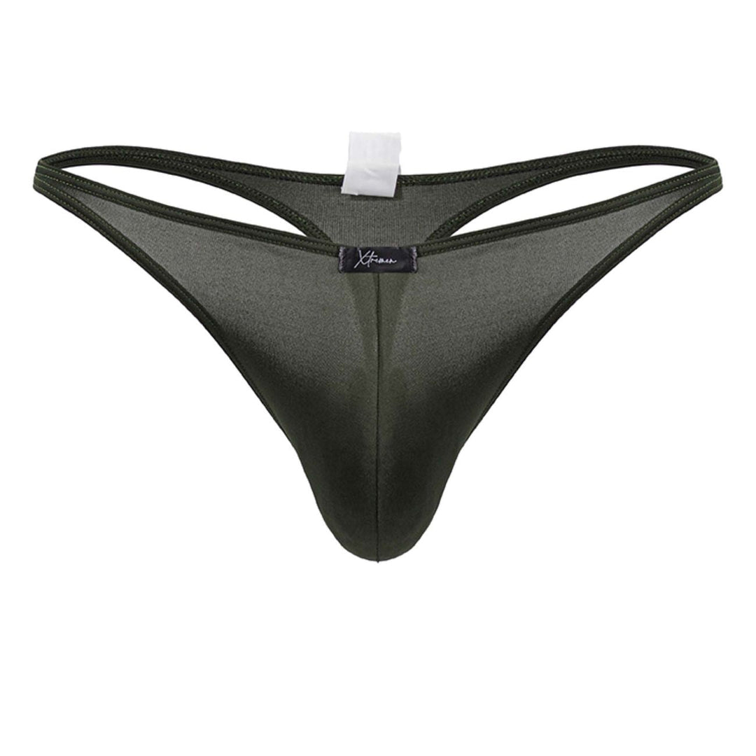 Xtremen Microfiber Men's Thong in Green – men's thongs