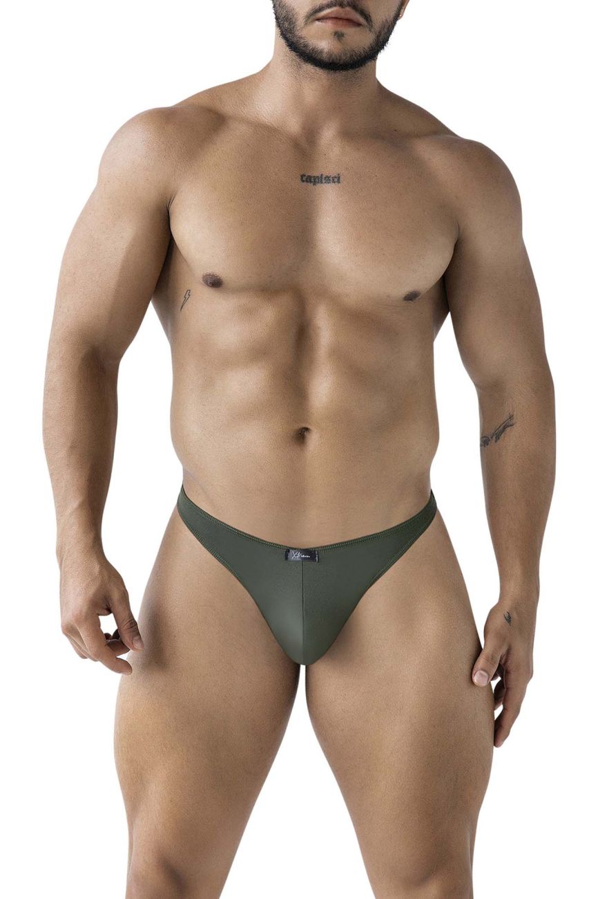Xtremen Microfiber Men's Thong in Green – men's thongs