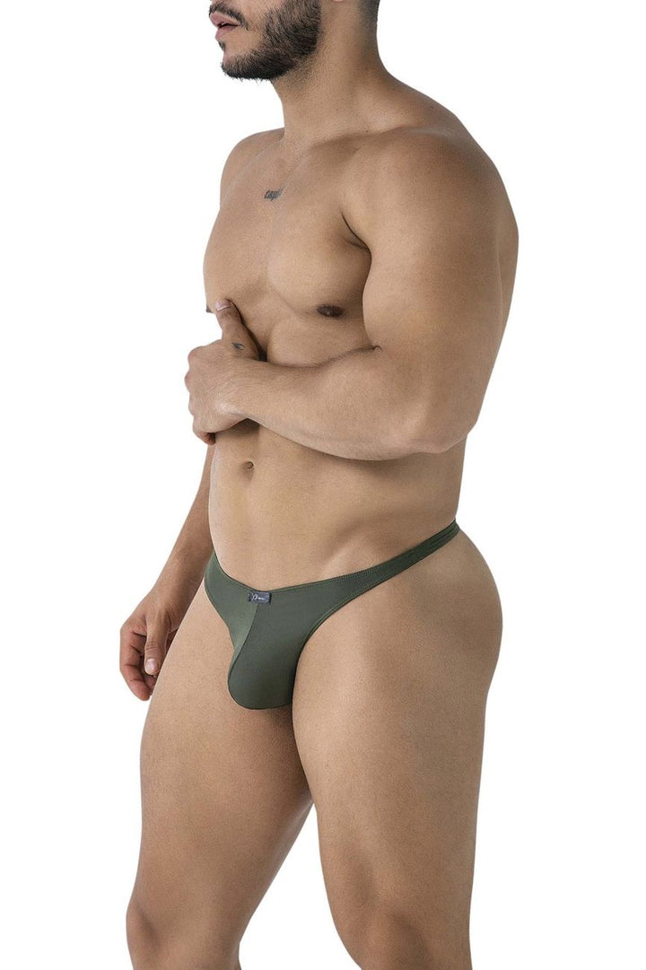 Xtremen Microfiber Men's Thong in Green – men's thongs