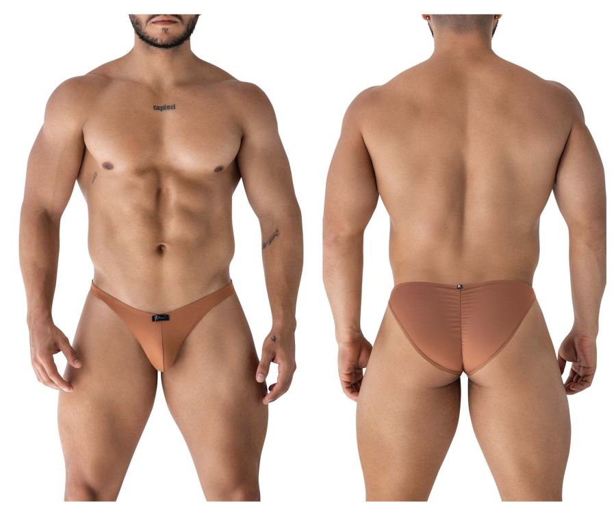 Xtremen Microfiber Men's Bikini Brief in Brown – men's briefs