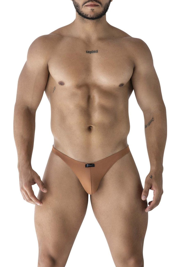 Xtremen Microfiber Men's Bikini Brief in Brown – men's briefs
