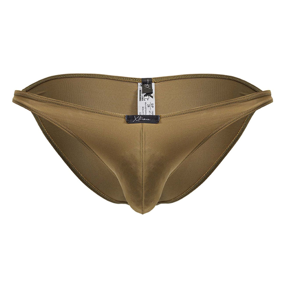 Xtremen Microfiber Men's Bikini Brief in Brown – men's briefs