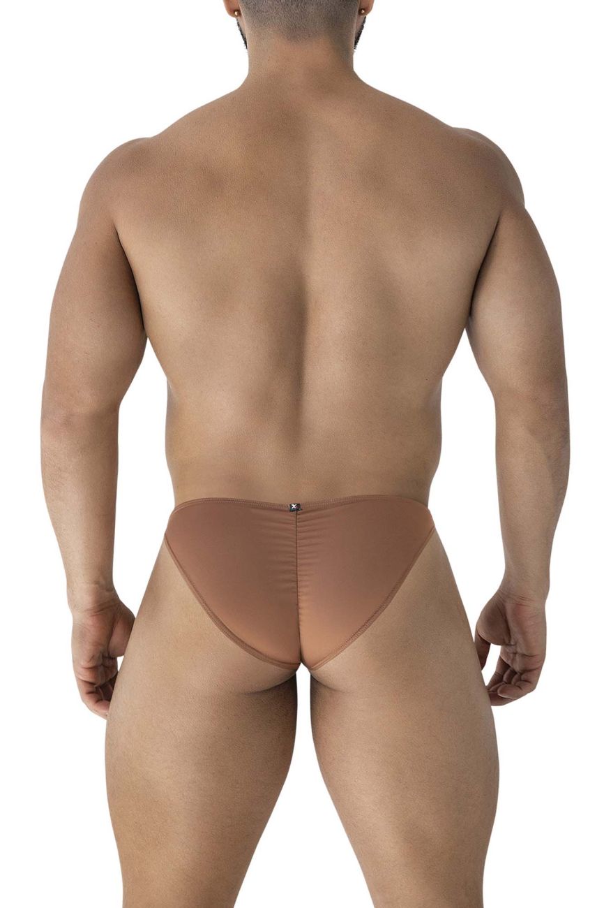 Xtremen Microfiber Men's Bikini Brief in Brown – men's briefs