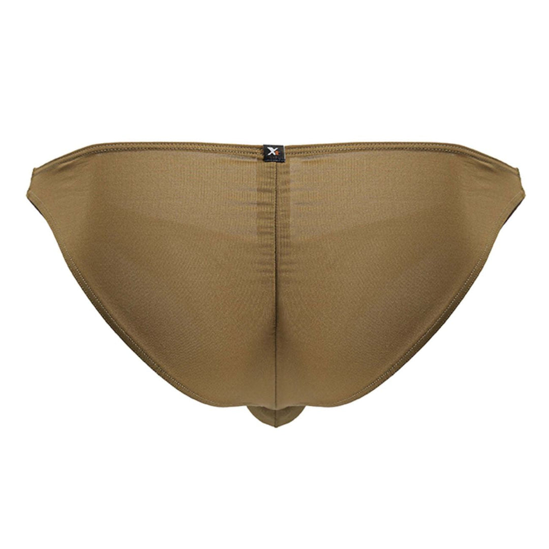 Xtremen Microfiber Men's Bikini Brief in Brown – men's briefs