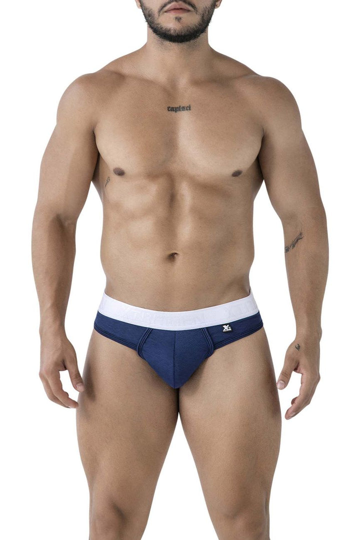 Xtremen Microfiber Men's Thong in Dark Blue – men's thongs