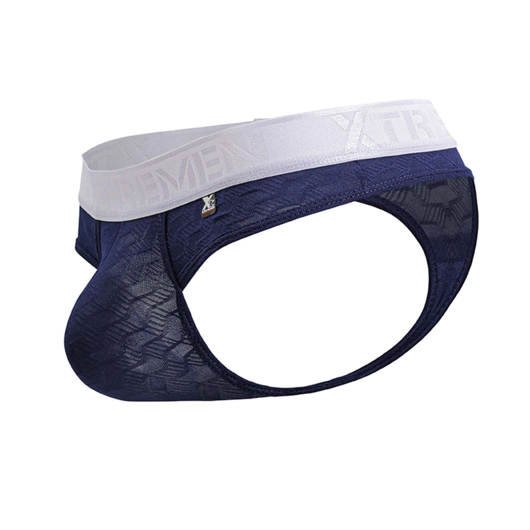 Xtremen Microfiber Men's Thong in Dark Blue – men's thongs