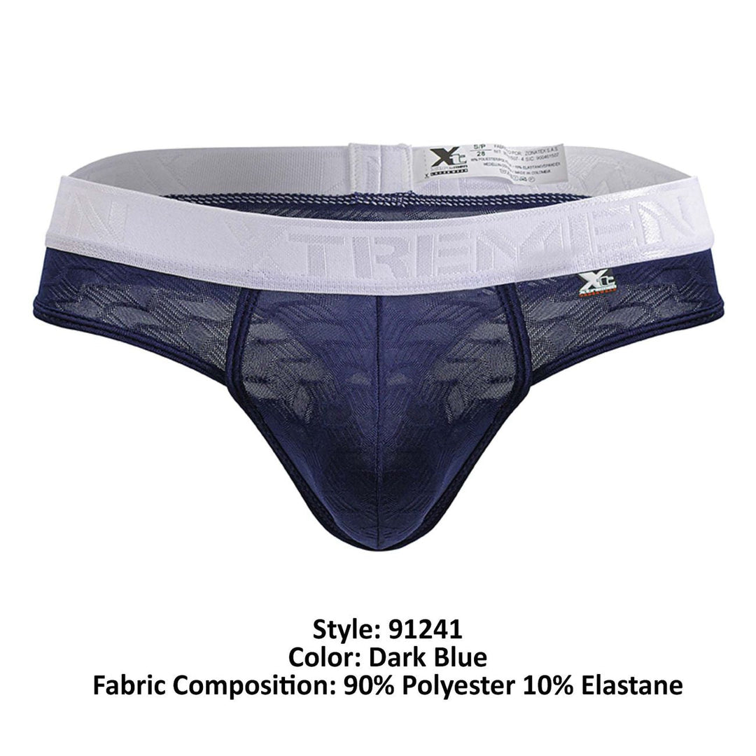 Xtremen Microfiber Men's Thong in Dark Blue – men's thongs