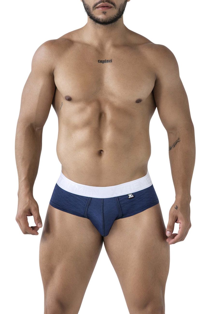 Xtremen Microfiber Men's Bikini Brief in Dark Blue – men's briefs