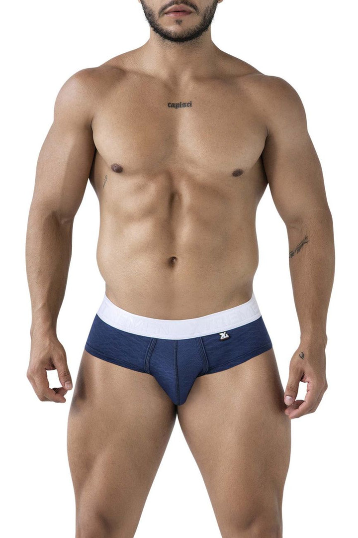Xtremen Microfiber Men's Bikini Brief in Dark Blue – men's briefs
