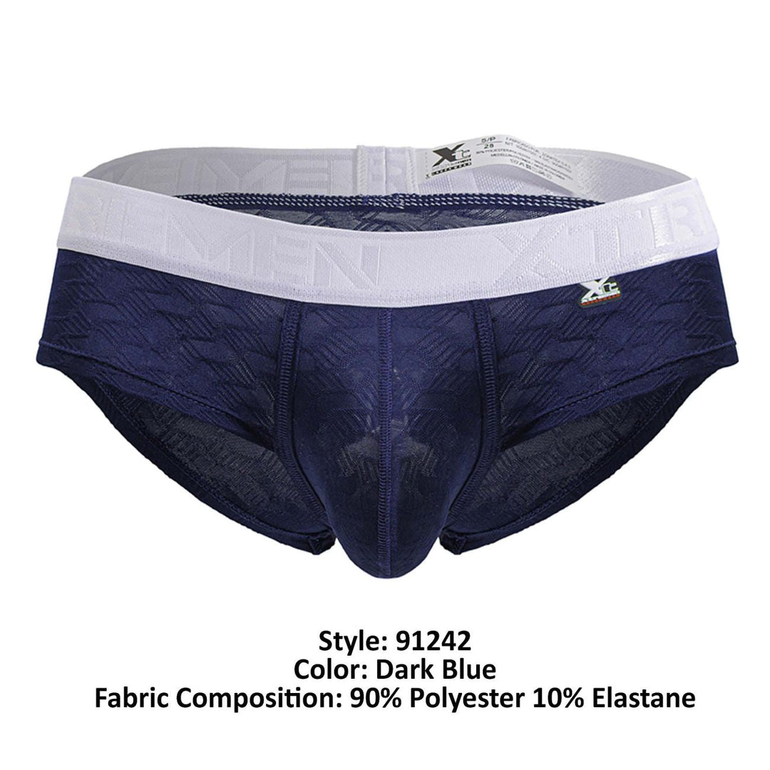 Xtremen Microfiber Men's Bikini Brief in Dark Blue – men's briefs