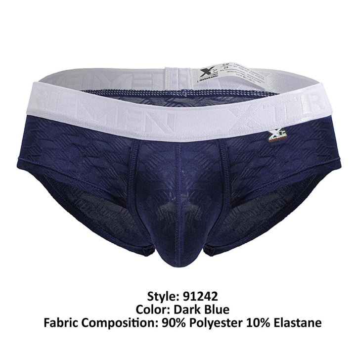 Xtremen Microfiber Men's Bikini Brief in Dark Blue – men's briefs