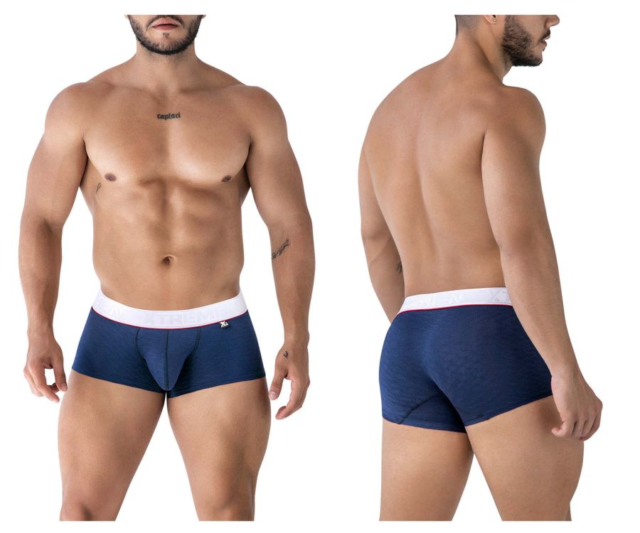 Xtremen Microfiber Men's Trunk Underwear in Dark Blue – men's trunks