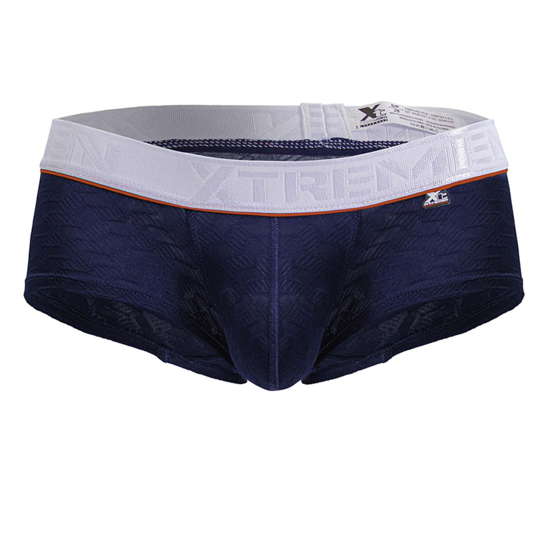 Xtremen Microfiber Men's Trunk Underwear in Dark Blue – men's trunks