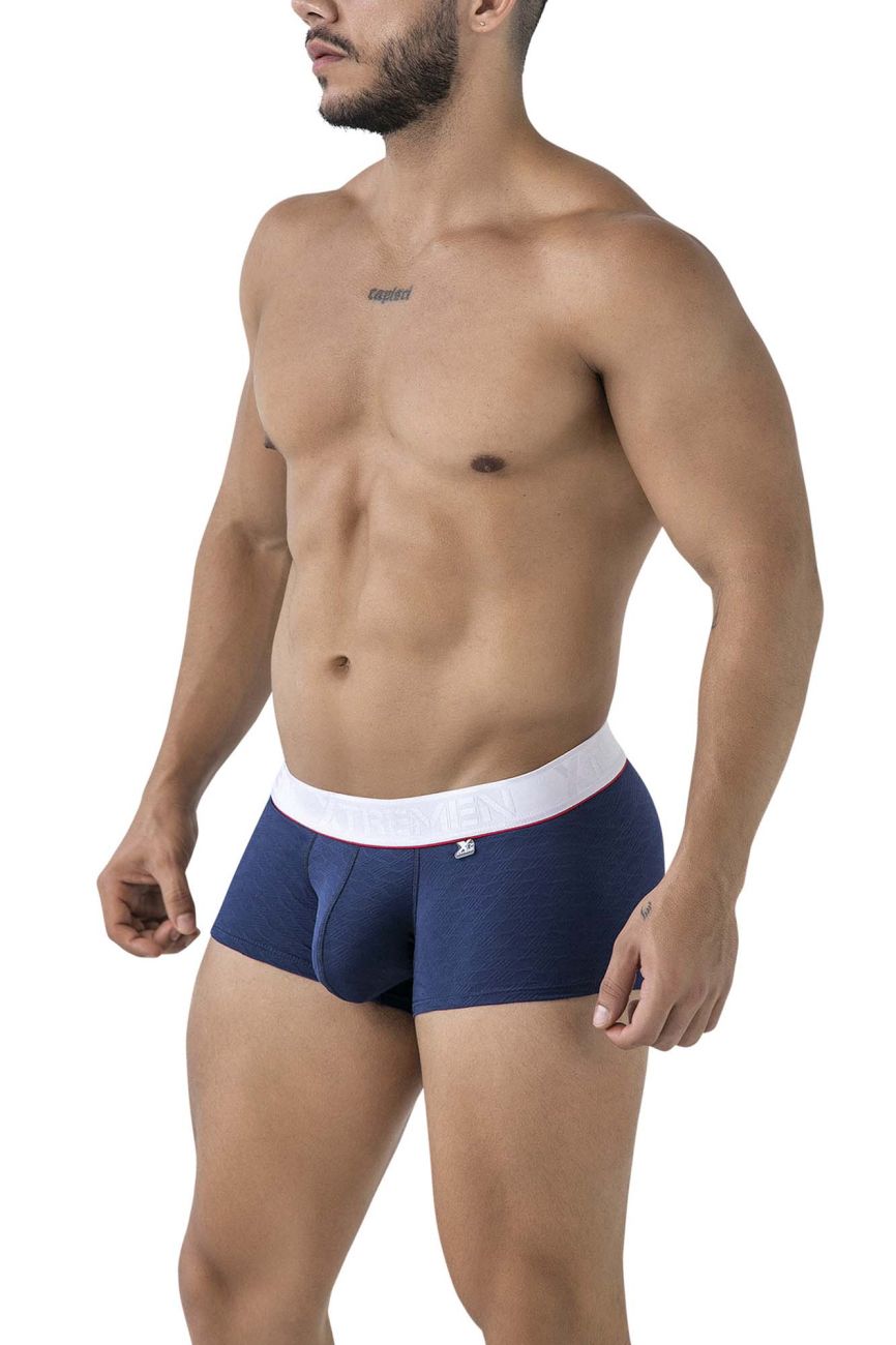 Xtremen Microfiber Men's Trunk Underwear in Dark Blue – men's trunks