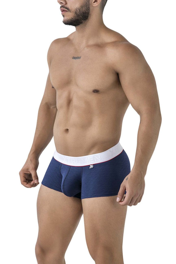 Xtremen Microfiber Men's Trunk Underwear in Dark Blue – men's trunks
