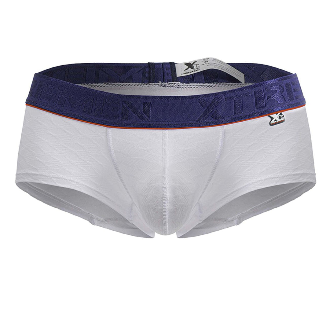 Xtremen Microfiber Men's Trunk Underwear in White – men's trunks