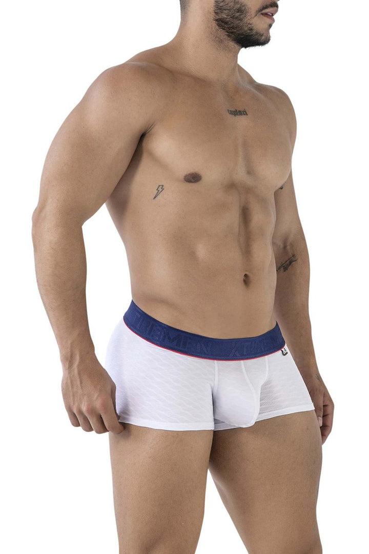 Xtremen Microfiber Men's Trunk Underwear in White – men's trunks