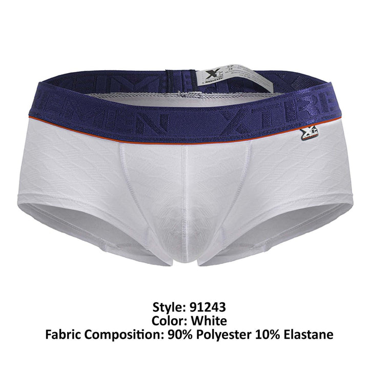Xtremen Microfiber Men's Trunk Underwear in White – men's trunks