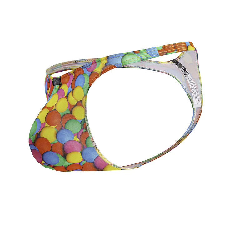 Xtremen Printed Thongs in Bubbles Print – men's thongs