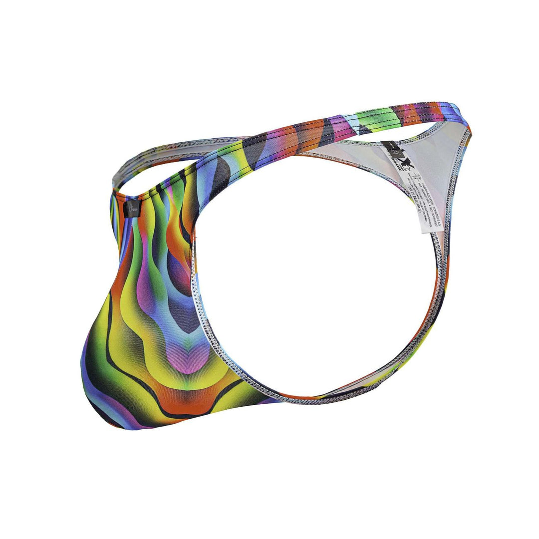 Xtremen Printed Thongs in Waves Print – men's thongs
