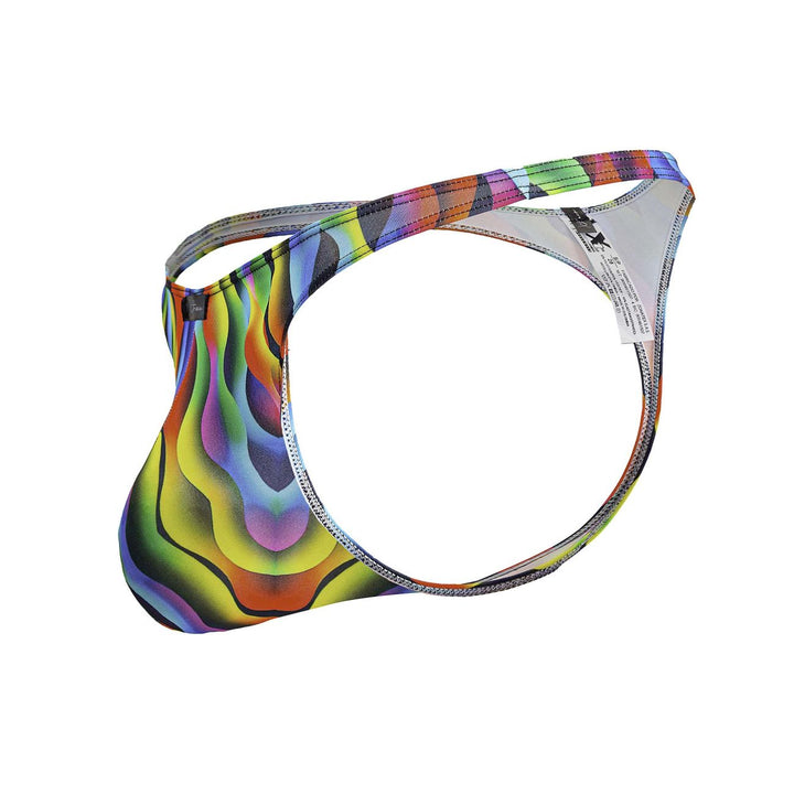 Xtremen Printed Thongs in Waves Print – men's thongs